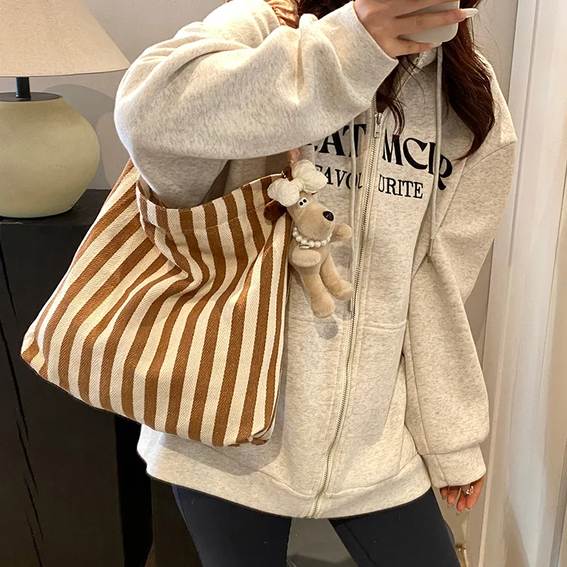 Iman's House Canvas Canvas Bag Shoulder Bags Women's Yellow+Charm/Brown+Charm/Red+Charm-6