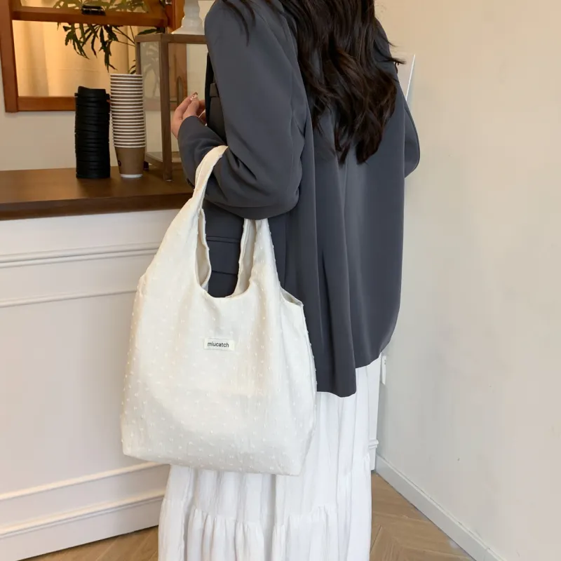 Iman's House Polyester Shoulder Bag Women's White/Pink/Blue/Black/Green-4