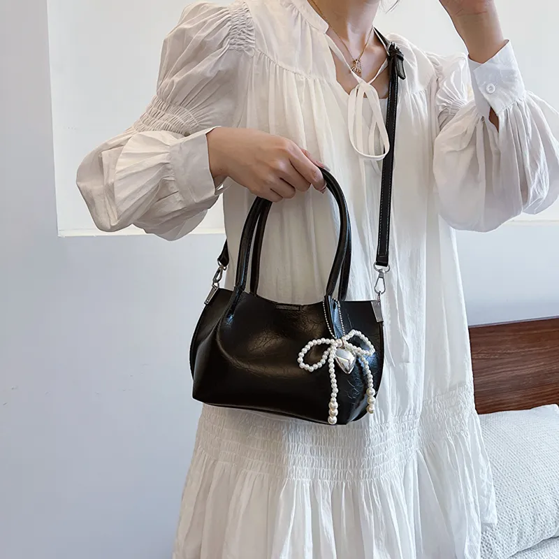 Iman's House PU Shoulder Bag Women's Silver/Ecru/Coffee/Black-18
