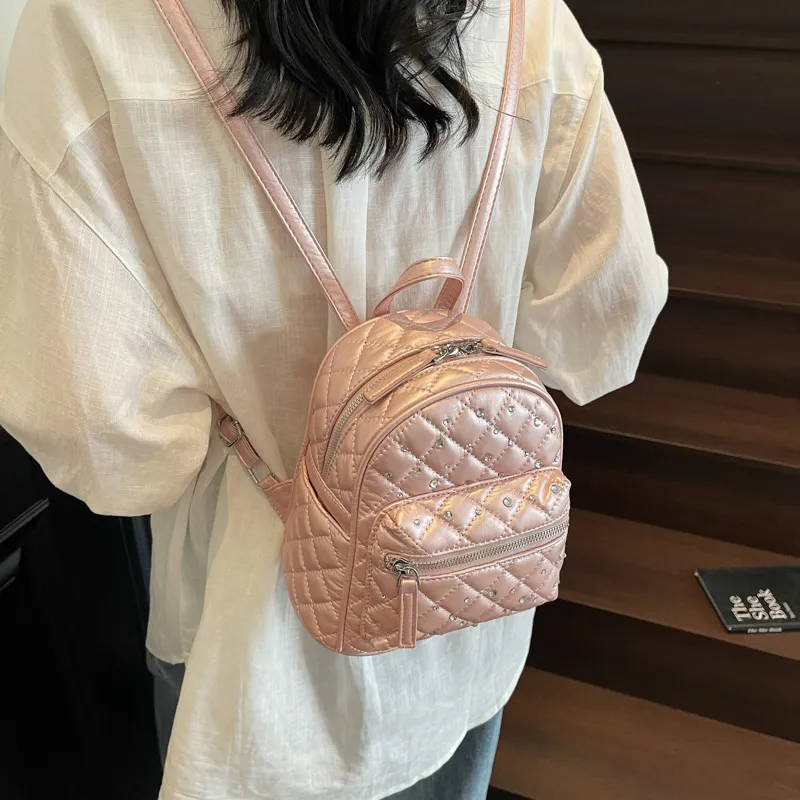 Iman's House PU Backpack Regular Women's Multicolor-15