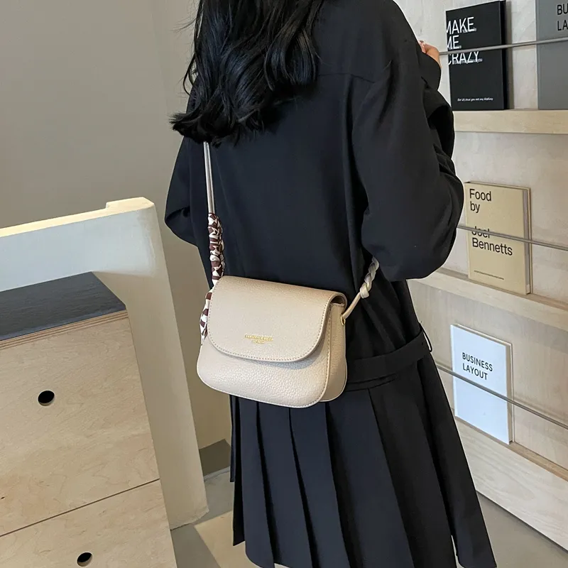 Iman's House PU Crossbody Bag, Shoulder Bag Women's Black/Pink/Milk Tea/Khaki/White-10