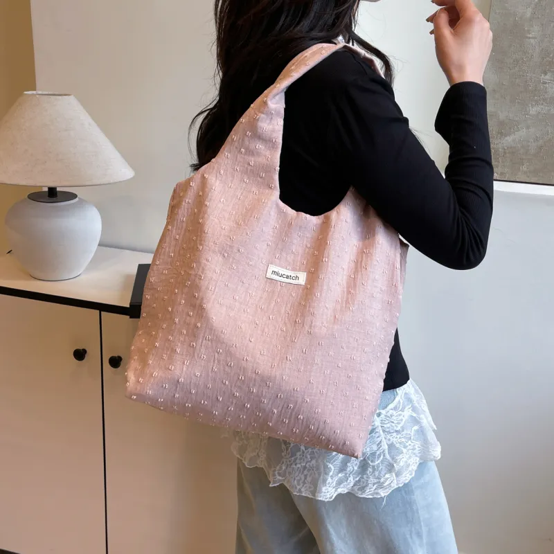 Iman's House Polyester Shoulder Bag Women's White/Pink/Blue/Black/Green-6