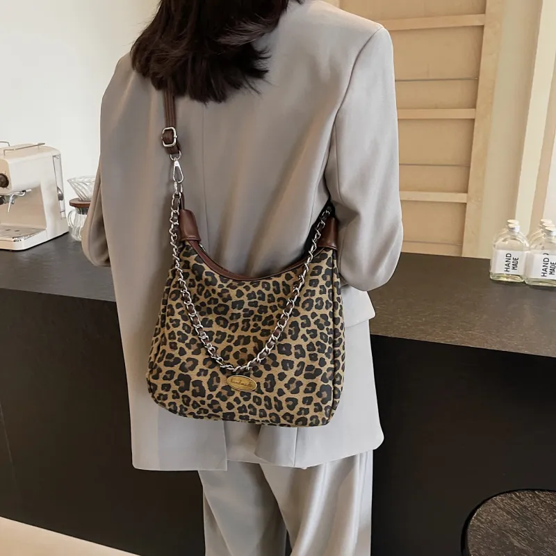 Iman's House Canvas Shoulder Bag Large Size Women's Coffee/Black-4