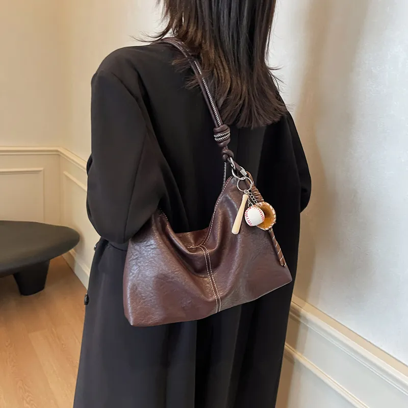 Iman's House PU Crossbody Bag, Shoulder Bag Women's Coffee/Khaki/Burgundy/Black-1