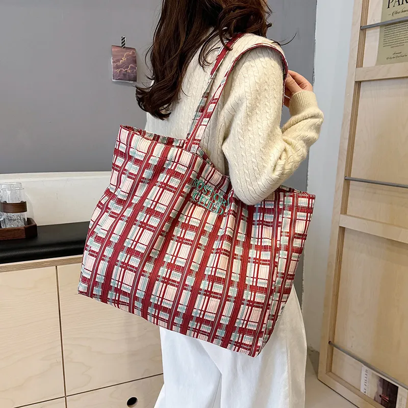 Iman's House Strips Totes Handbag Shoulder Bag Regular Women's Multicolor-1