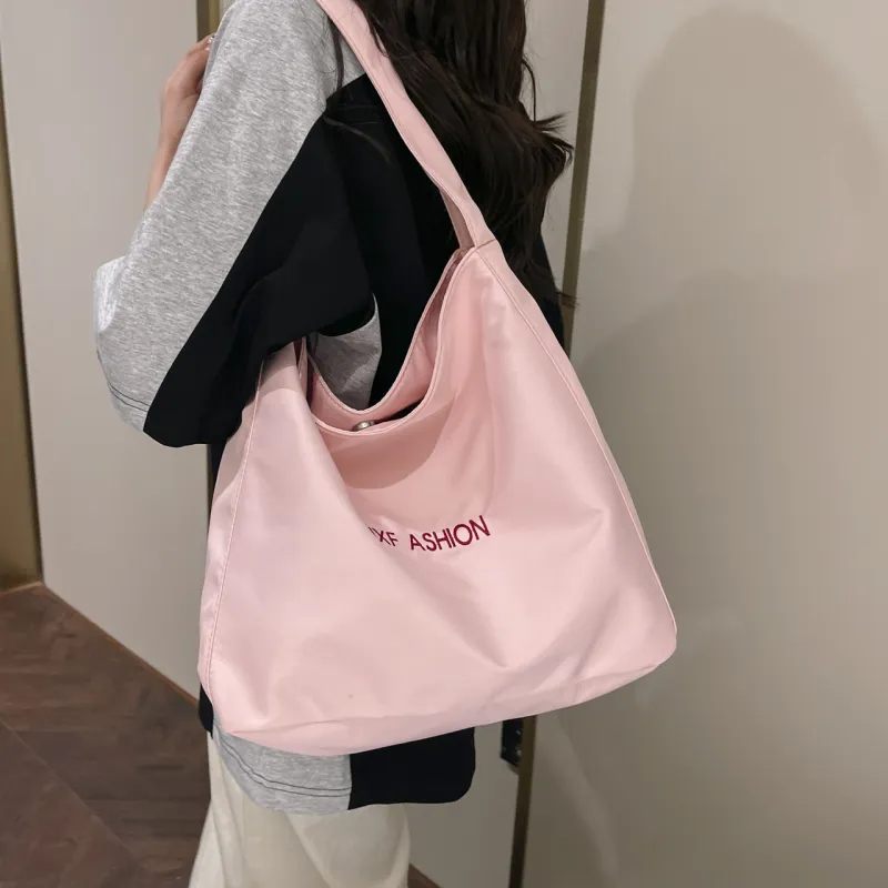 Iman's House Nylon Shoulder Bag Regular Women's Yellow/Pink/Blue-9