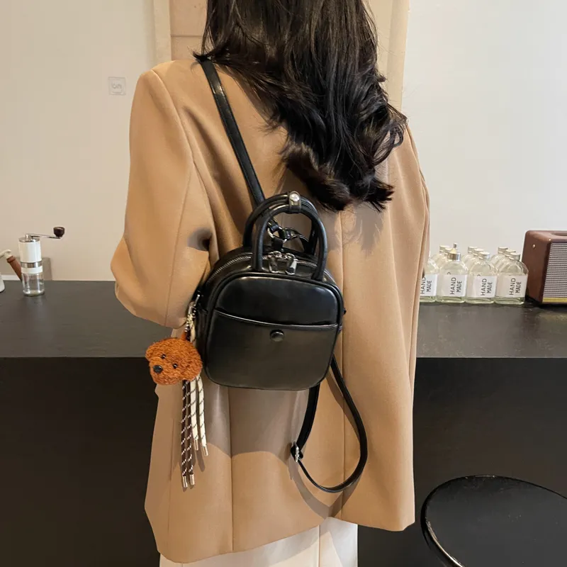 Iman's House PU Double Shoulder Crossbody Handbag Women's Multicolor-2