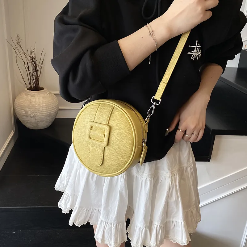 Iman's House PU Crossbody Bag, Shoulder Bag Women's White/Pink/Yellow/Black/Red-11