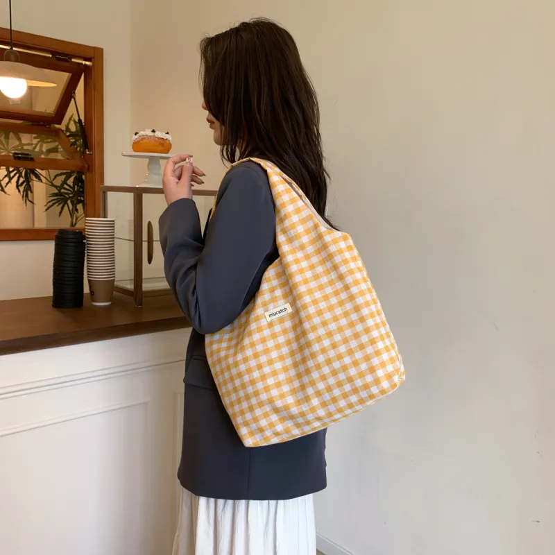Iman's House Polyester Shoulder Bag Women's Yellow/Red/Green/Black-4