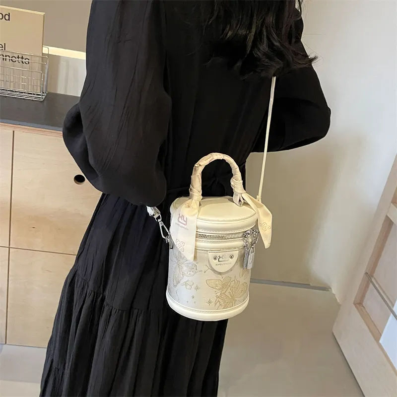 Iman's House PU Handbag Crossbody Bag Regular Women's White & Pink/Ecru/Silver/White/Pink-8