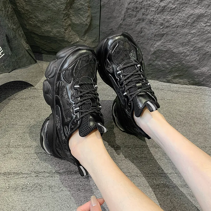 ANNAI Chunky Sneakers Women's Low Top-7