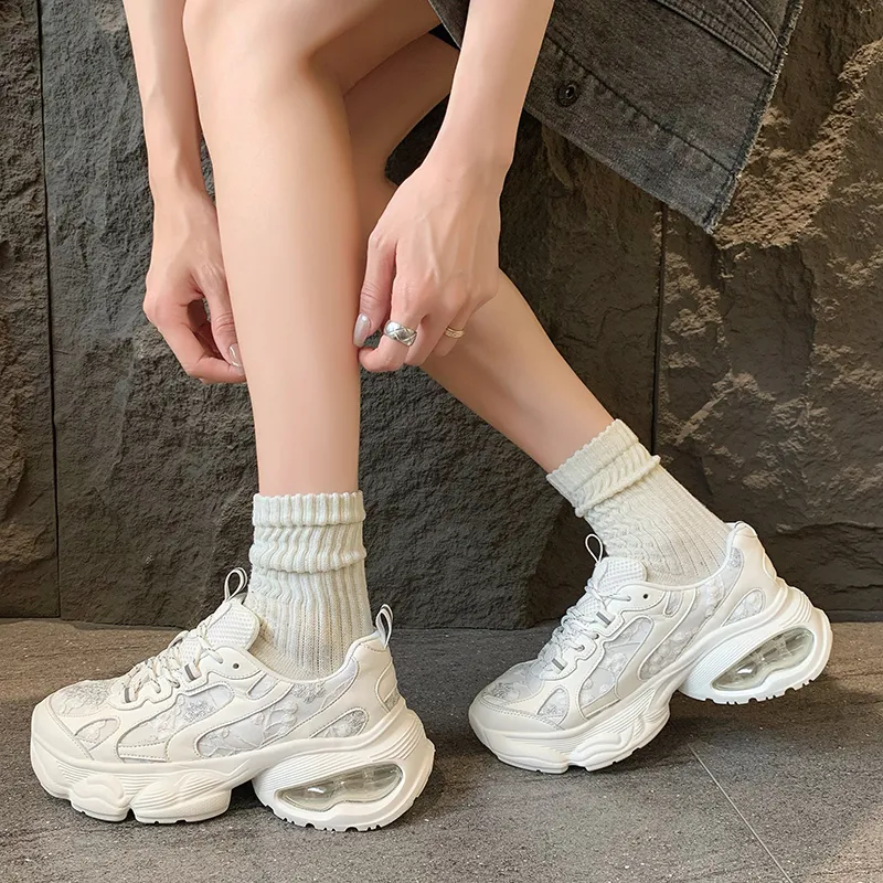 ANNAI Chunky Sneakers Women's Low Top-2