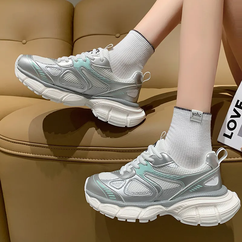 ANNAI Chunky Sneakers Women's Low Top-5