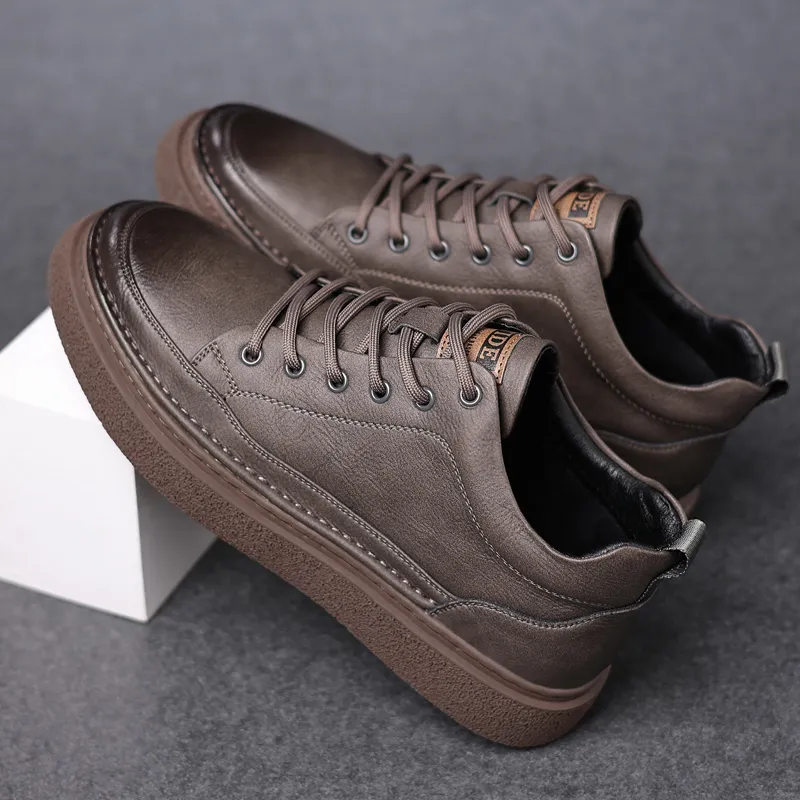 Wolves • Family QUNLANGSHIJIA Casual Shoes Men's Dark Gray-1