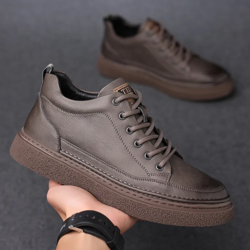 Wolves • Family QUNLANGSHIJIA Casual Shoes Men's Dark Gray-2