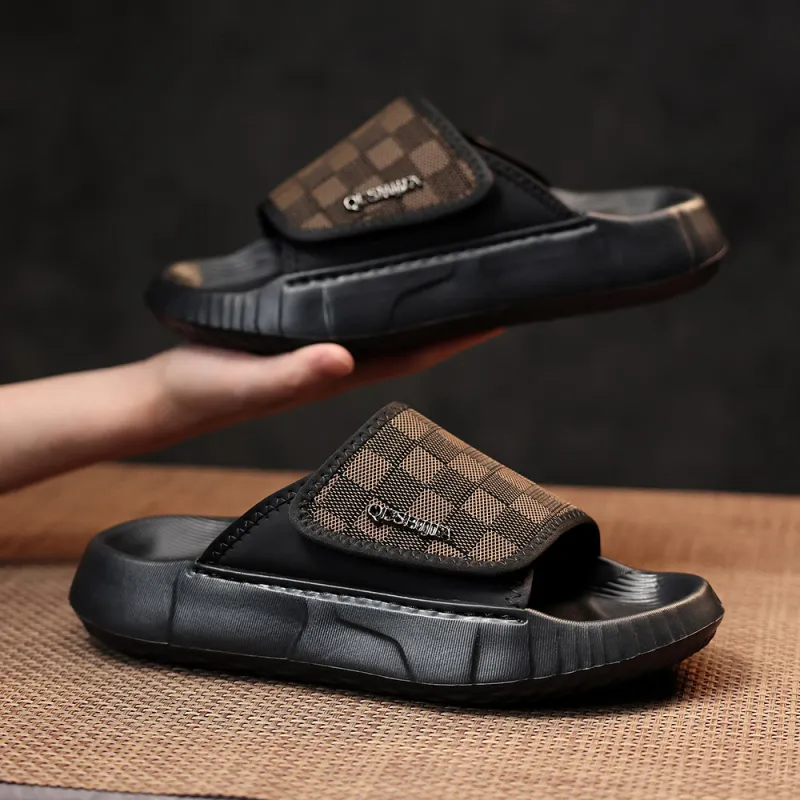 Wolves • Family QUNLANGSHIJIA Rubber Sole Slide Slippers Men's-7