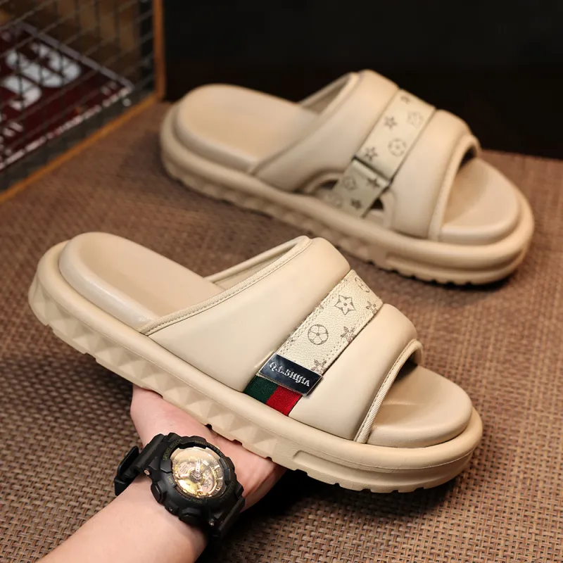 Wolves • Family QUNLANGSHIJIA Slip Resistant Cushioning Slide Slippers Men's-9