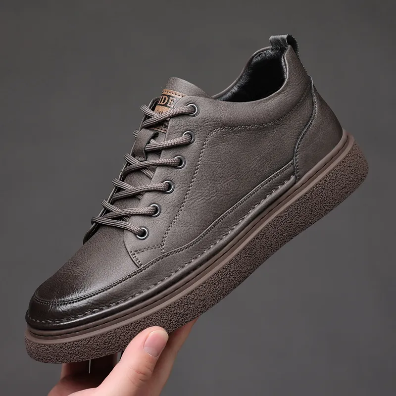 Wolves • Family QUNLANGSHIJIA Casual Shoes Men's Dark Gray-4
