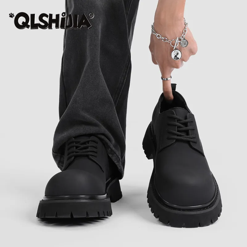 Wolves • Family QUNLANGSHIJIA Versatile Design, Casual Shoes Men's Black-2