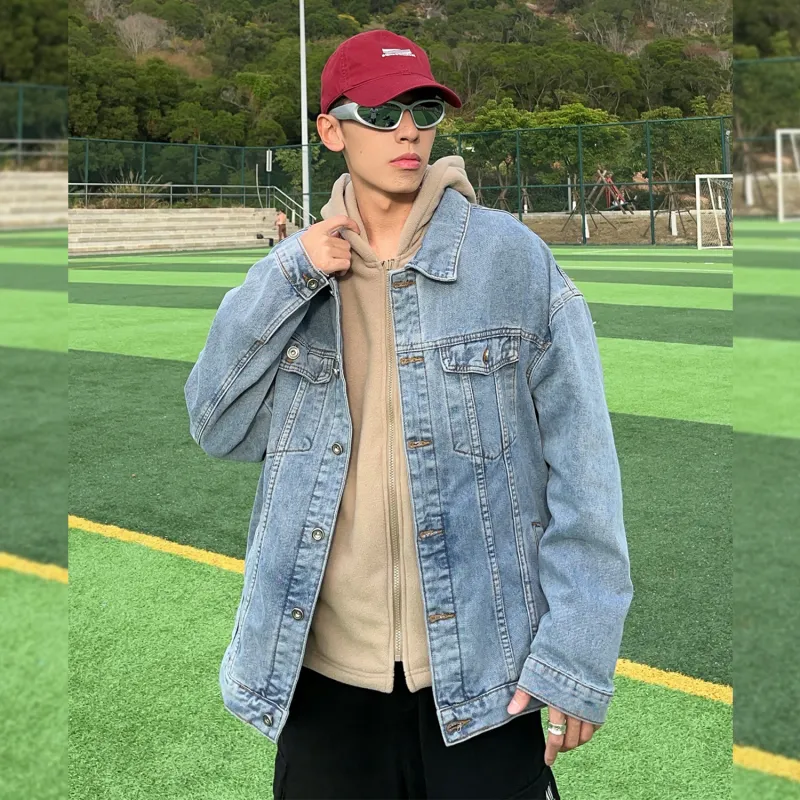 MERRTO Denim Jackets Unisex-20