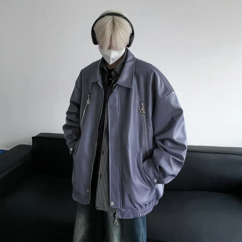 MERRTO Leather Jackets Unisex-9