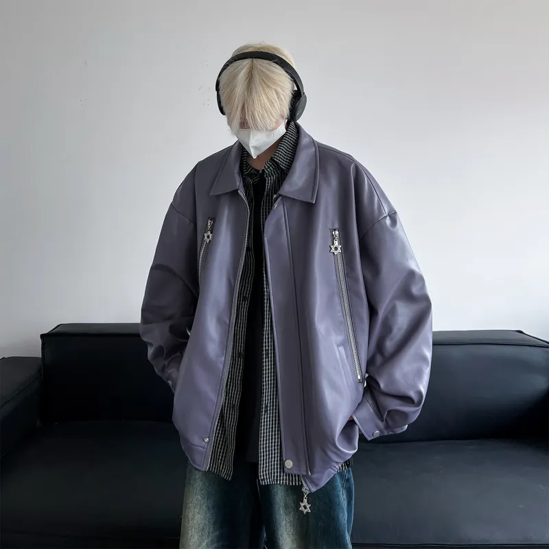MERRTO Leather Jackets Unisex-12