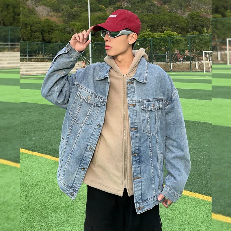 MERRTO Denim Jackets Unisex-19