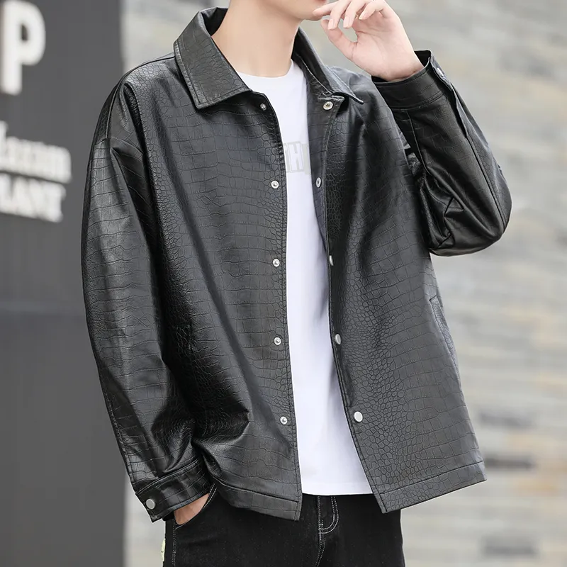 MERRTO Leather Jackets Unisex-40