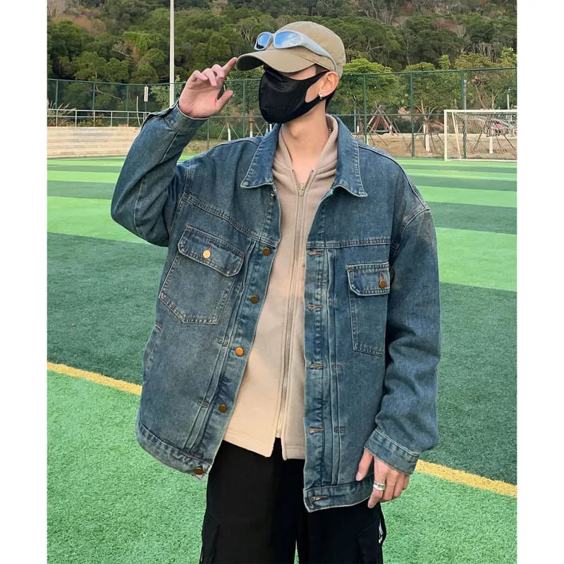MERRTO Denim Jackets Unisex-34