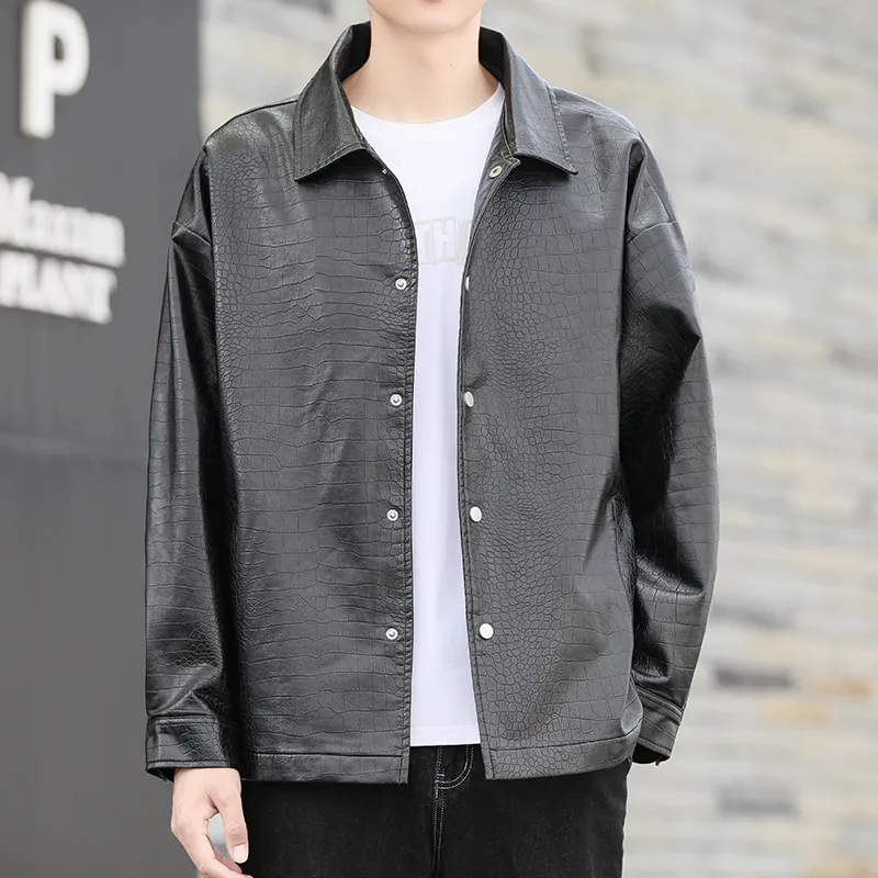 MERRTO Leather Jackets Unisex-42