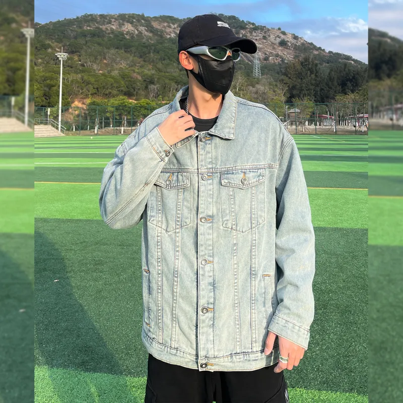 MERRTO Denim Jackets Unisex-22