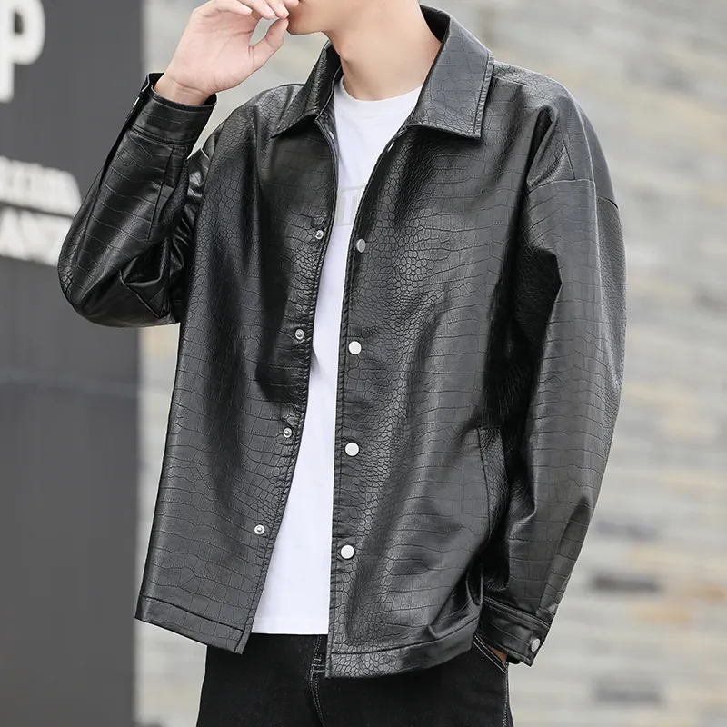 MERRTO Leather Jackets Unisex-41