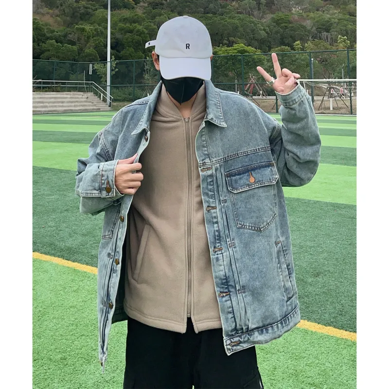 MERRTO Denim Jackets Unisex-41