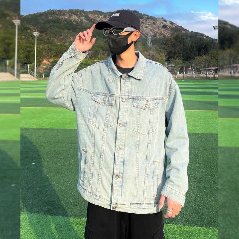 MERRTO Denim Jackets Unisex-21