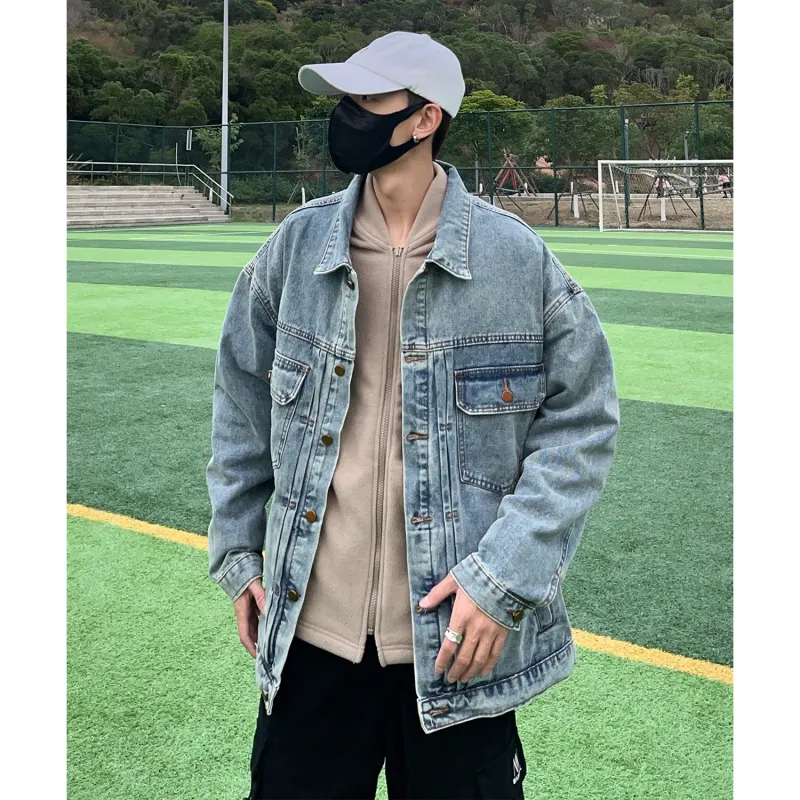 MERRTO Denim Jackets Unisex-42