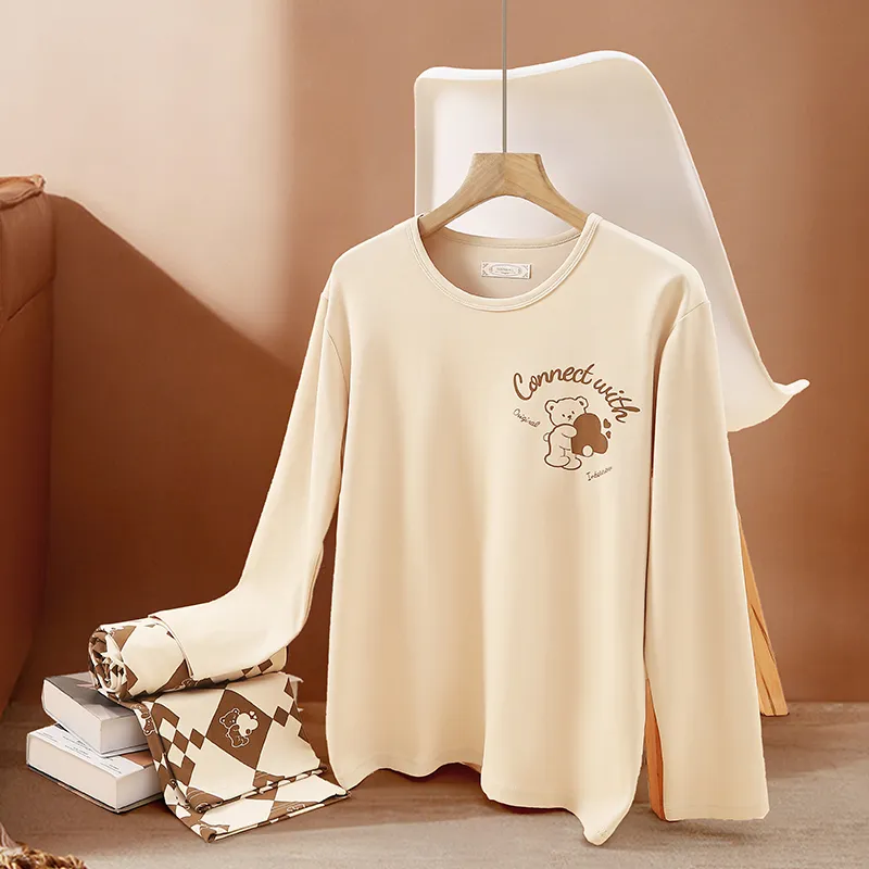 JINXU Unisex Pajama Sets-3