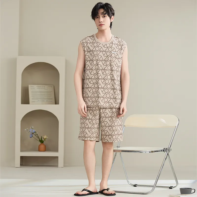 JINXU Men Pajama Sets-13