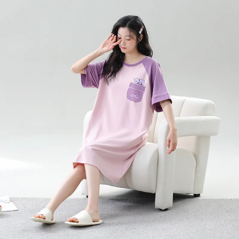 JINXU Women's Nightgowns-3