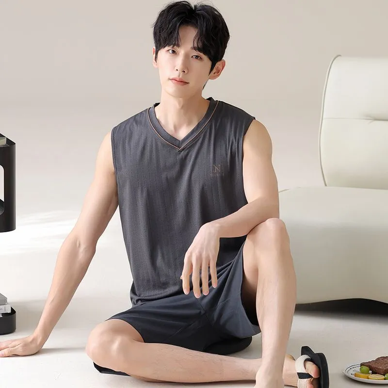 JINXU Men Pajama Sets-2