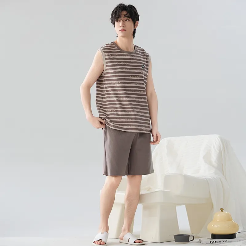 JINXU Men Pajama Sets-3