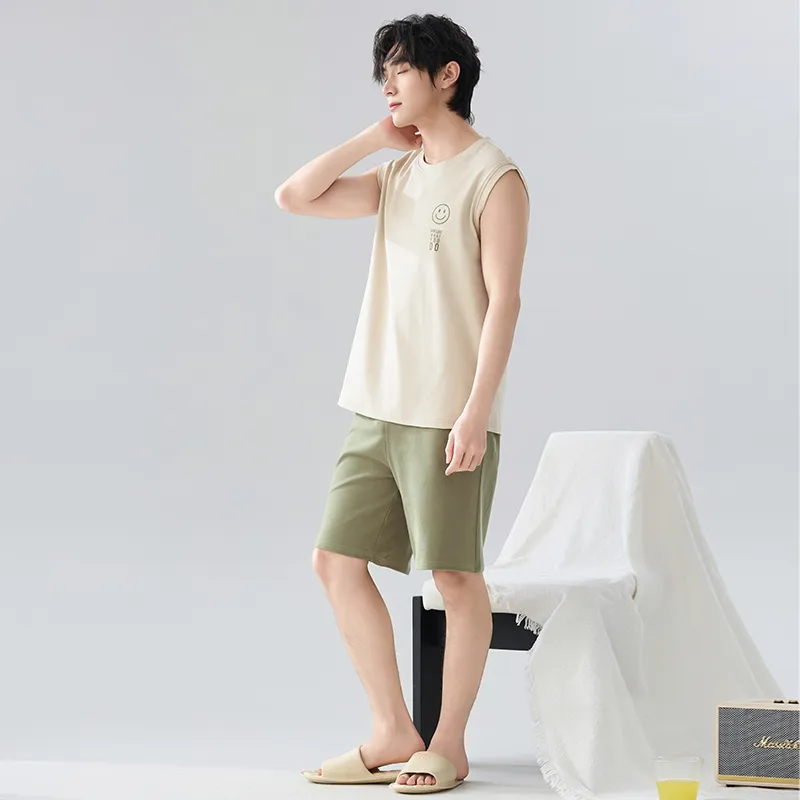 JINXU Men Pajama Sets-14