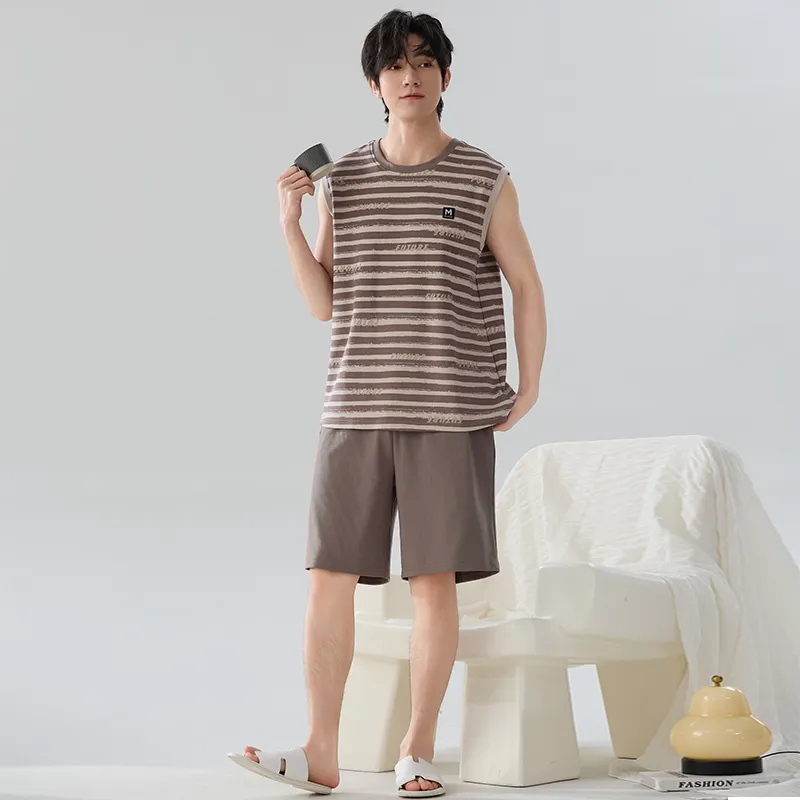 JINXU Men Pajama Sets-5