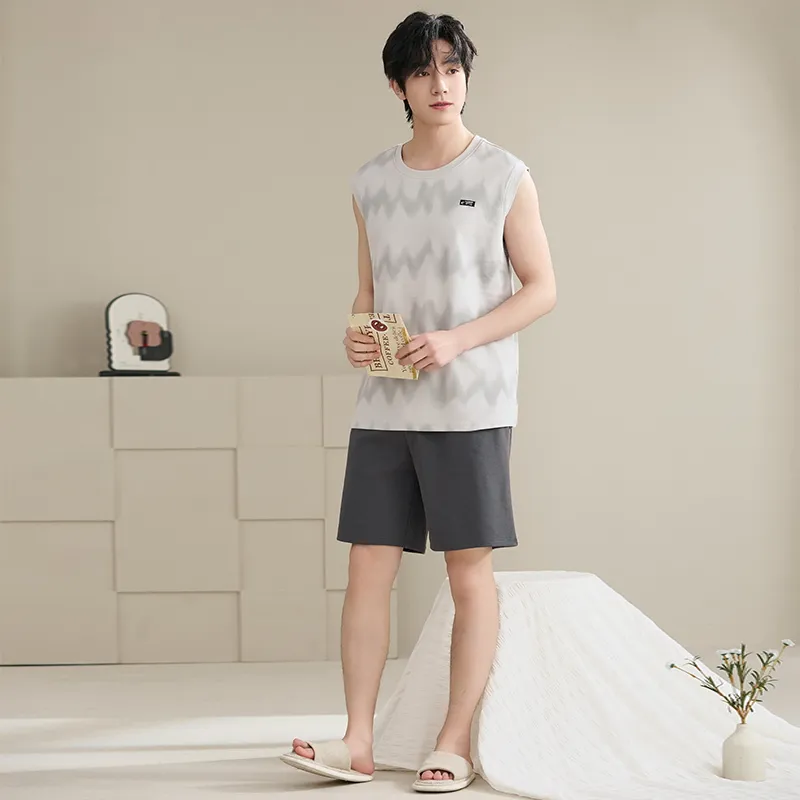 JINXU Men Pajama Sets-8