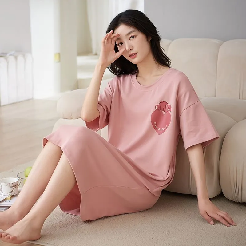 JINXU Women's Nightgowns-3