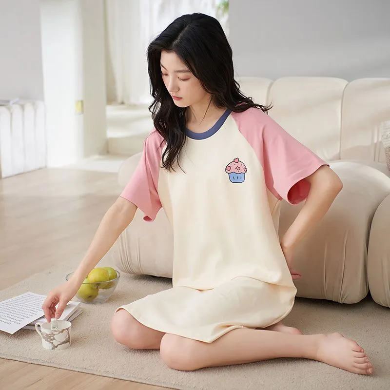 JINXU Women's Nightgowns-4