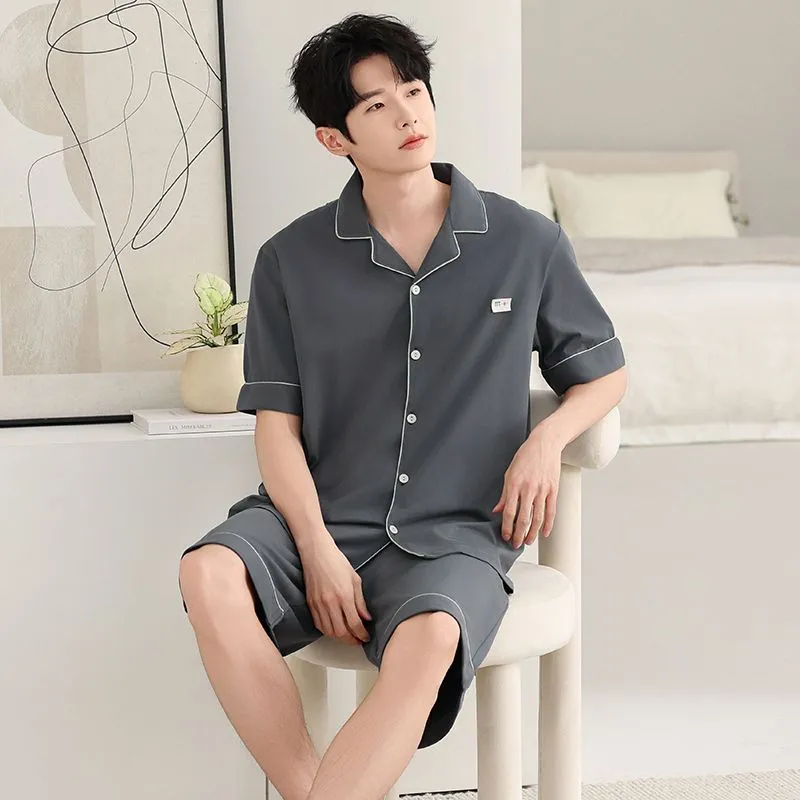 JINXU Men Pajama Sets-3