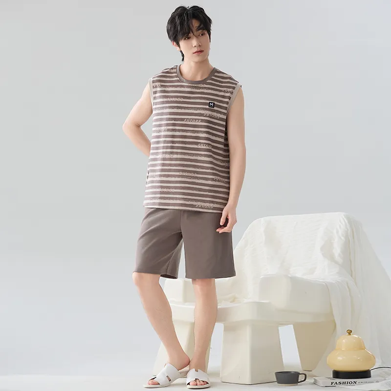 JINXU Men Pajama Sets-4