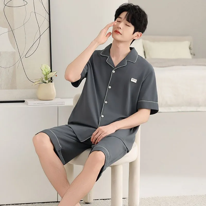 JINXU Men Pajama Sets-4