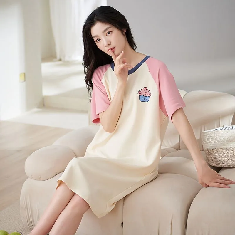 JINXU Women's Nightgowns-2