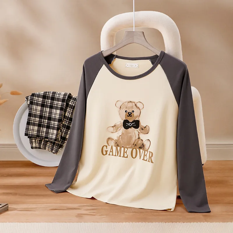 JINXU Unisex Pajama Sets-1